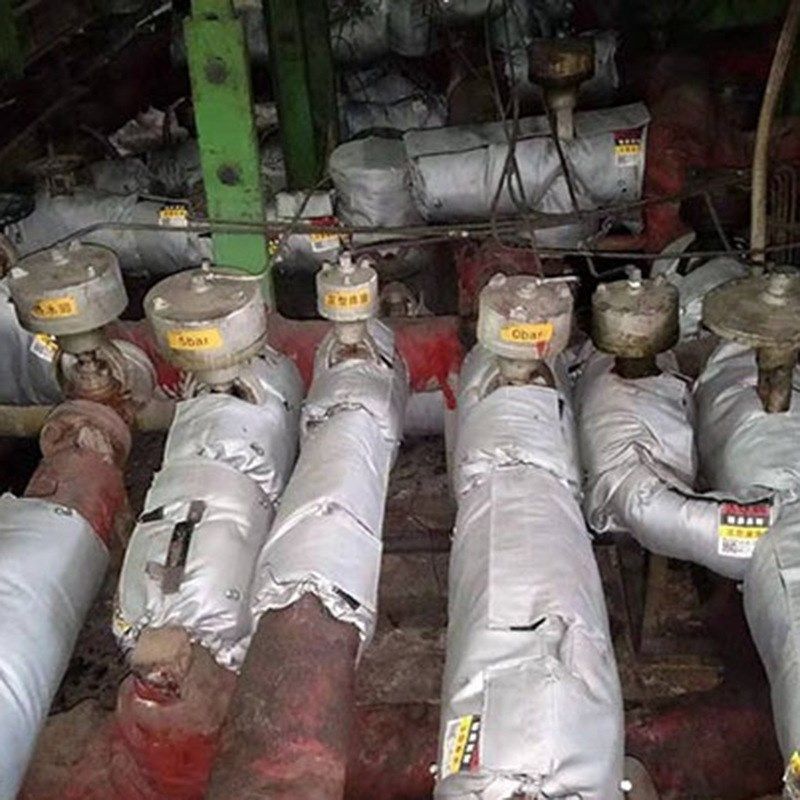 厂家定制可拆卸保温套厂家定制球阀截止阀管道工业设备隔热法兰阀