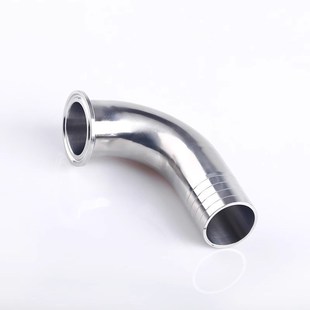 304不锈钢快装皮管弯头卫生级90度卡箍弯管316L软管水嘴接头宝塔