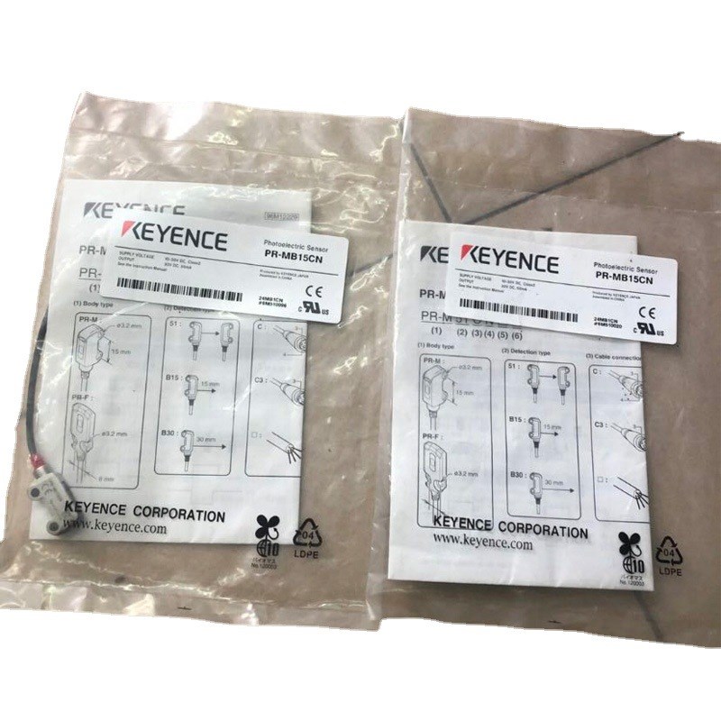 供应基恩士PR-MB15CN 小型放大器内置型 光电传感器 M8连接器型