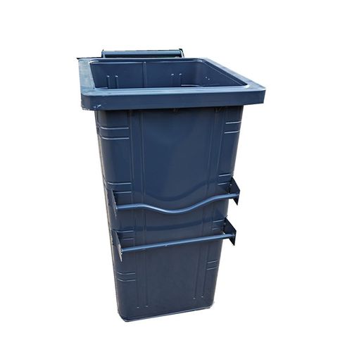 现货 240升环卫垃圾桶 分类铁质垃圾桶 240L户外铁皮垃圾桶