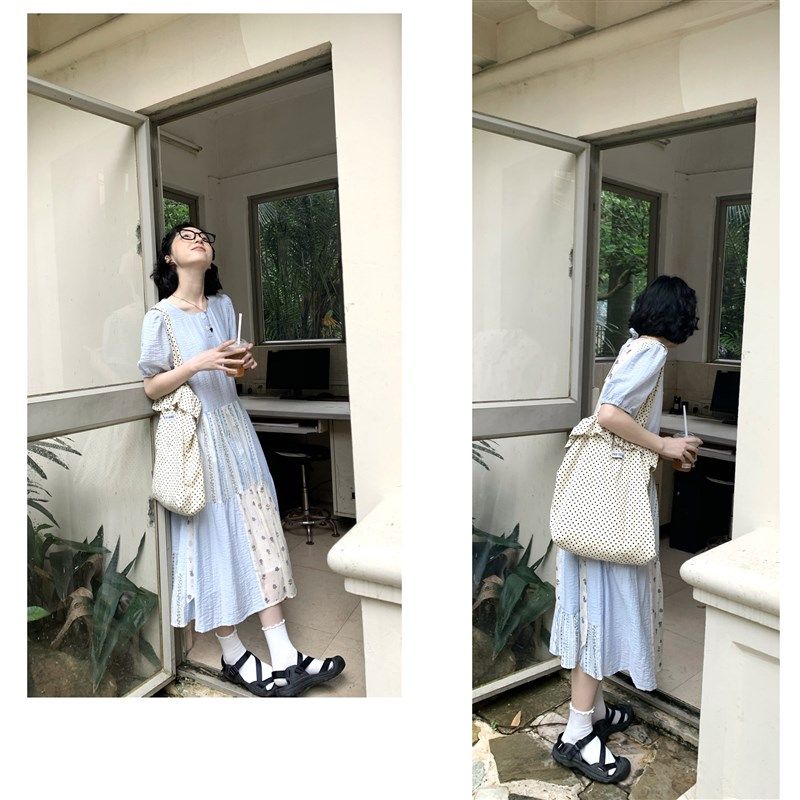 岛屿日记 少女日o杂感大容量波点经典百搭日常单肩挎包,箱包皮具/热销女包/男包,时尚帆布包,淘宝优惠券,粉丝福利购,淘宝优惠卷