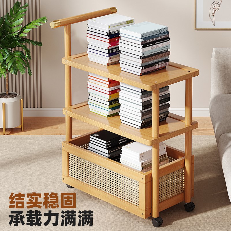 中古小推车置物架客厅q可移动茶几沙发边几侧边柜餐边车边桌茶水