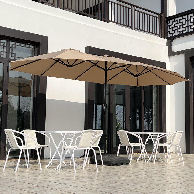 户外奶茶外摆大遮阳n伞防水店户外太阳伞大型商用伞长方形咖啡厅,住宅家具,双头伞,淘宝优惠券,粉丝福利购,淘宝优惠卷