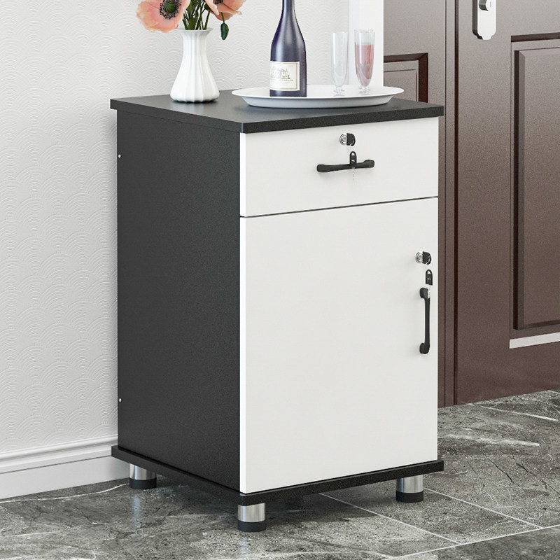 文件柜资料柜木质矮柜65高一门一B斗带导轨移动柜工具柜带锁储物,商业/办公家具,文件柜,淘宝优惠券,粉丝福利购,淘宝优惠卷