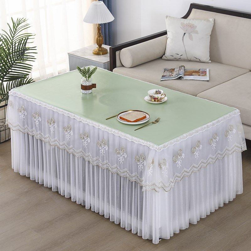 油蜡皮蕾丝餐桌茶几罩烤火桌罩套防K水防油免洗长方形电炉罩,居家布艺,烤火罩,淘宝优惠券,粉丝福利购,淘宝优惠卷