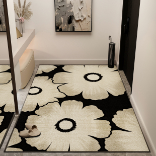 法式入户门地g垫2023新款客厅门口脚垫可裁剪进门玄关地毯耐脏高