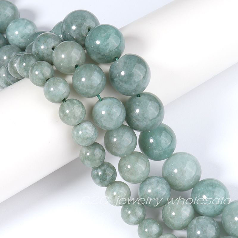 天然缅甸玉髓散珠半成品diy手工编织串珠手串手链项链文玩配珠子