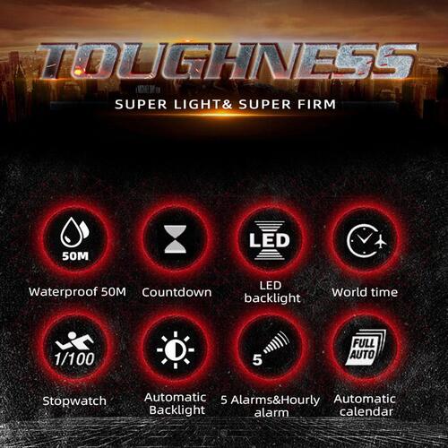 甄选Outdoor Sports Watch Student Waterproof Electronic Watch