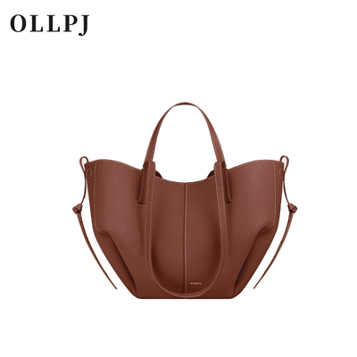 明星同款荔枝牛皮大容量托特包