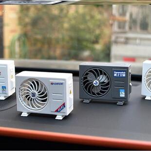 彷真迷你空调内外机模型微缩娃屋装饰模型摆设场景道具非儿童玩具