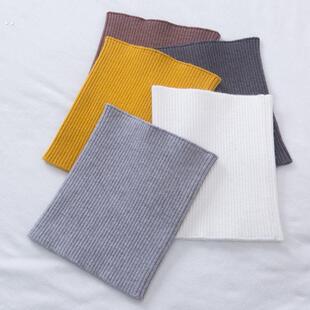 秋季薄款羊绒围脖女套头脖套男百搭保暖羊毛护颈椎围巾针织假领子