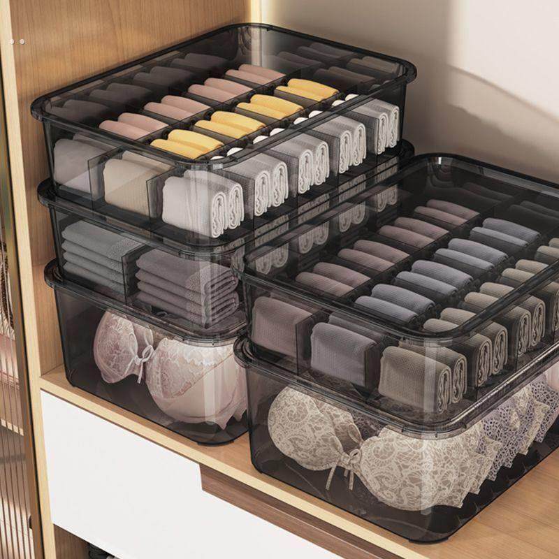 内衣内裤袜子三合一收纳盒家用衣柜贴身衣物分格筐神器整理盒带盖,收纳整理,内衣收纳盒,淘宝优惠券,粉丝福利购,淘宝优惠卷