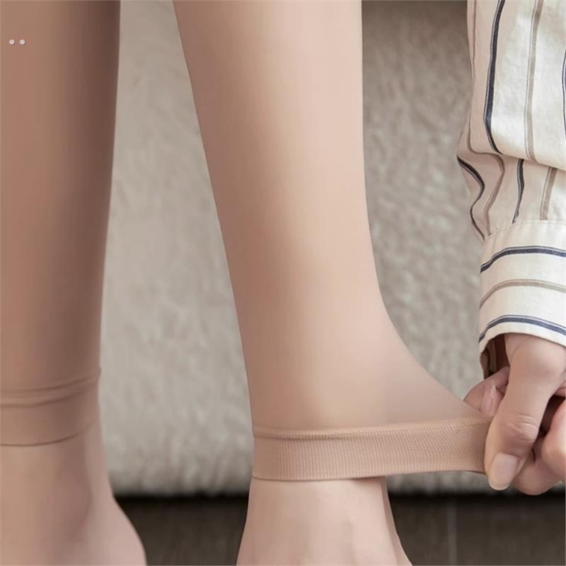 丝袜不连脚九分春秋薄款肤色打底裤光腿神器大码不带脚踩脚不掉档