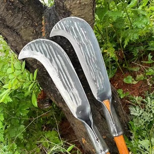 手工锻打弹簧钢开刃加厚加长砍柴刀农用省力工具劈柴开路户外专用