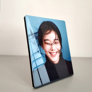 水晶摆台相框定制大韩烤瓷摆件婚纱照片制作相片放大洗照片高级感