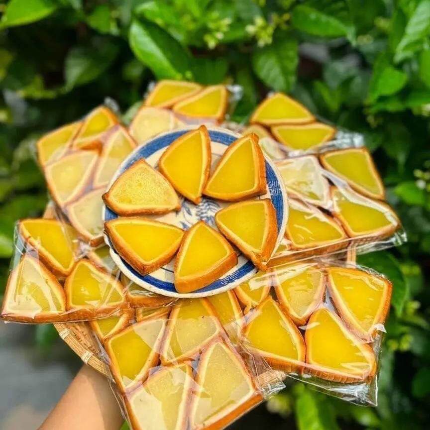 越南特产小吃椰子饼椰蓉糯叽叽三角形椰子饼椰子夹心果肉零食解馋