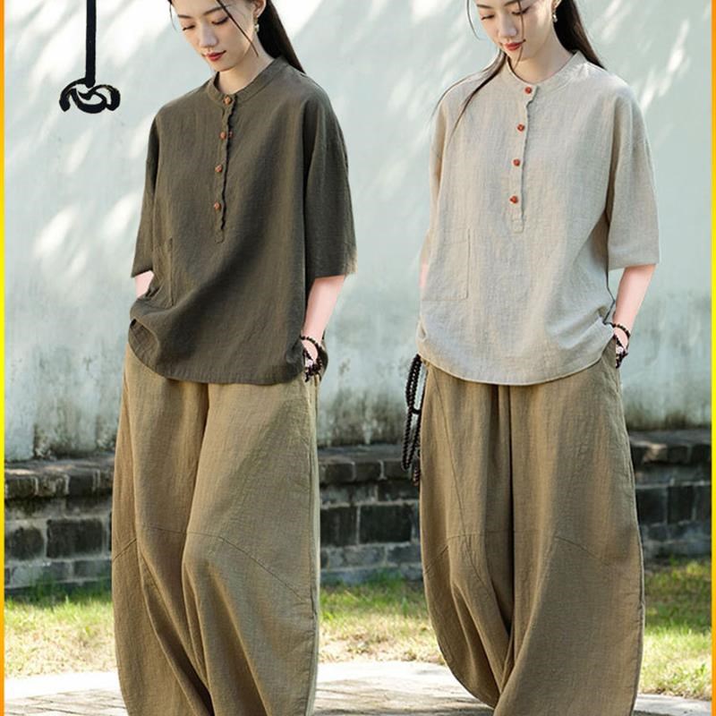 太极服女款2024新款q男武术表演道服装秋冬款太极拳裤八段锦练功图片