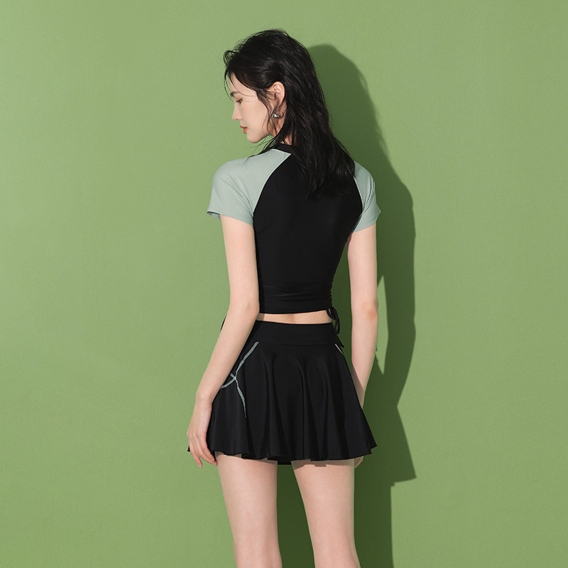 分体泳衣女泡温泉保守2022新款爆款保H守显瘦遮肚裙式平角游泳装,运动/瑜伽/健身/球迷用品,分体泳衣,淘宝优惠券,粉丝福利购,淘宝优惠卷