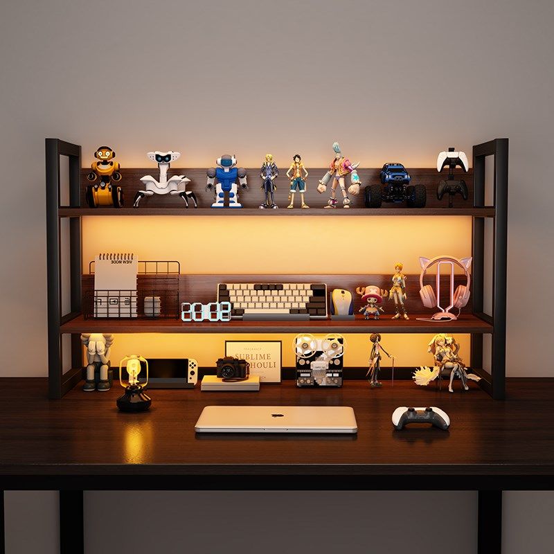 简易书架小型铁艺置物架书桌上收A纳架办公室桌面多层整理架小架,收纳整理,书桌收纳置物架,淘宝优惠券,粉丝福利购,淘宝优惠卷