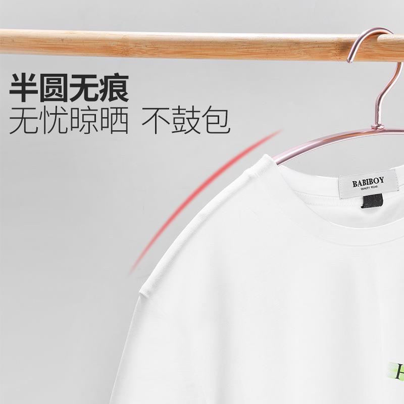 晾大毛衣防变形防滑无痕衣架铝合金防肩角家用不起包半圆晒衣架子