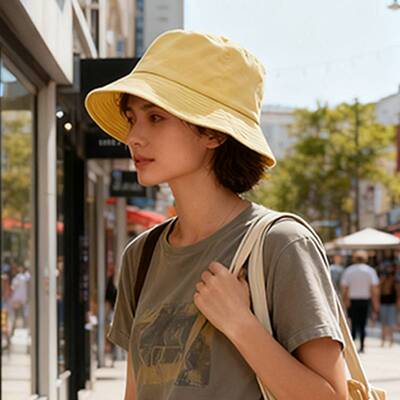 工厂定制速干渔夫帽女高级感户外百搭防晒盆帽大帽檐日系男女帽子