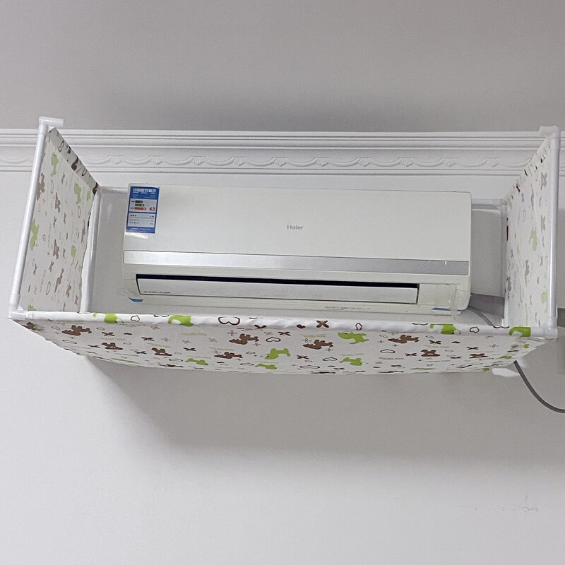 秘?空调遮风板档挡风板防直w吹导风罩挡板月子款婴儿壁挂式出风