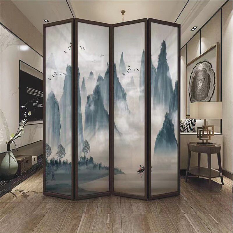 定制5+5夹丝钢化安o全玻璃 欧式风格 彩晶立线 夹胶中空 玄关隔断