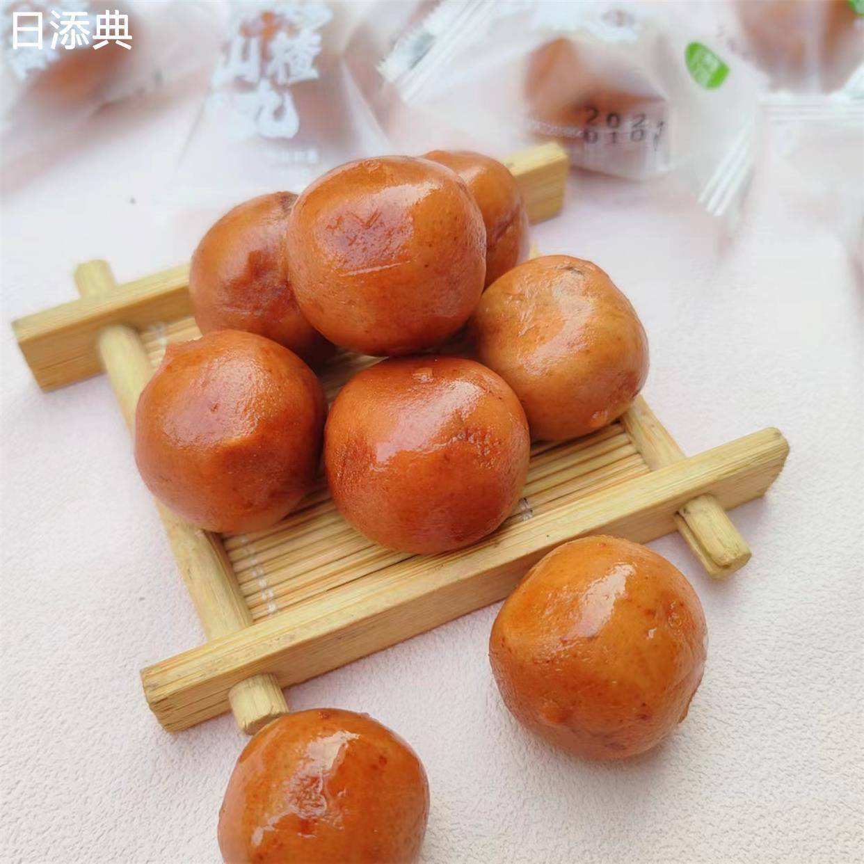 雾灵六物山楂丸球即食休闲零食小吃独立小包装果糕山楂果脯蜜饯