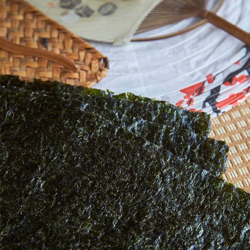 海达屋有机海苔寿司海苔专用紫菜包饭10枚 A+级原味 自封口包装