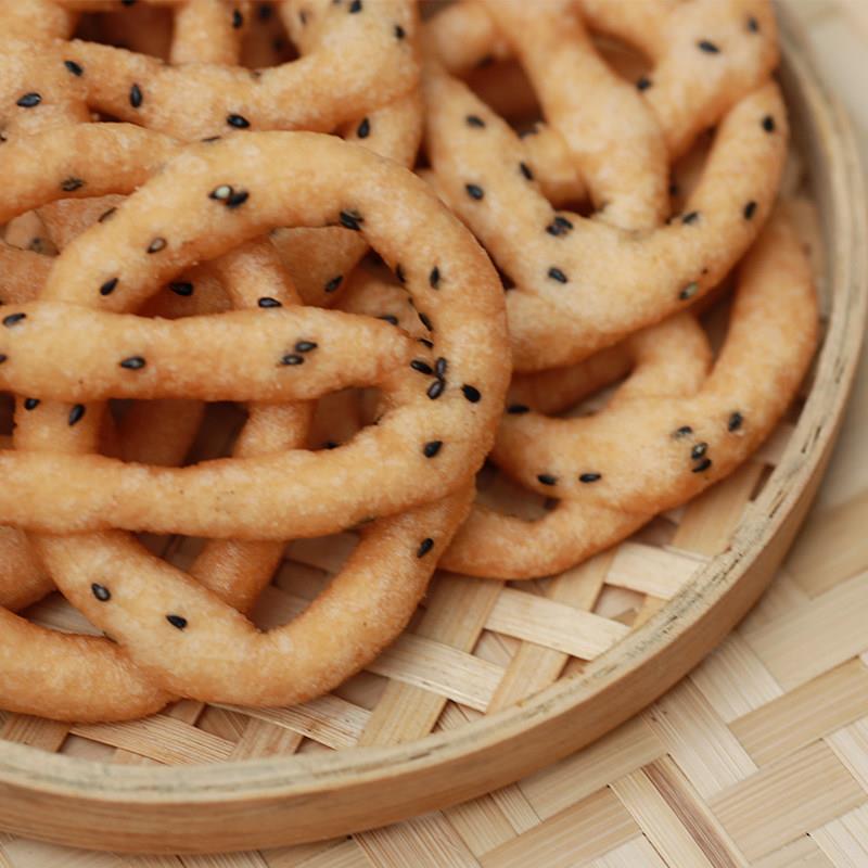 糖环广西玉林翘连美食特产原味芝麻味年货小吃童年的回忆小吃包邮