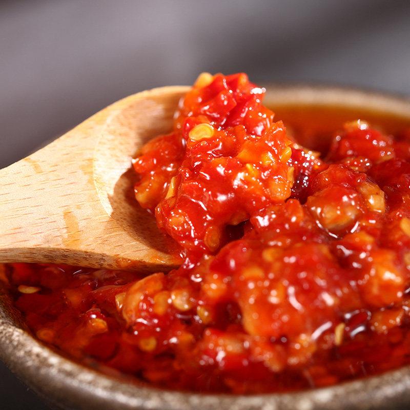 久鸿茶油蒜蓉辣酱2瓶 香辣调味料多口味江西特产拌粉下饭菜辣椒酱