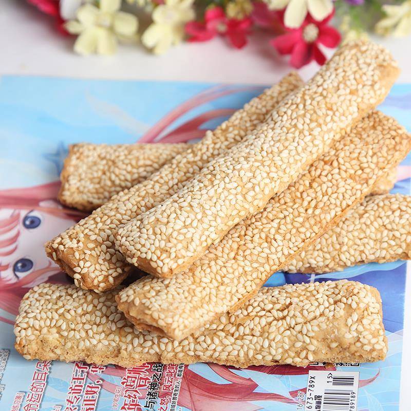 西亭脆饼南通特产老式手工传统糕点芝麻薄脆饼干早餐小包装旗舰店