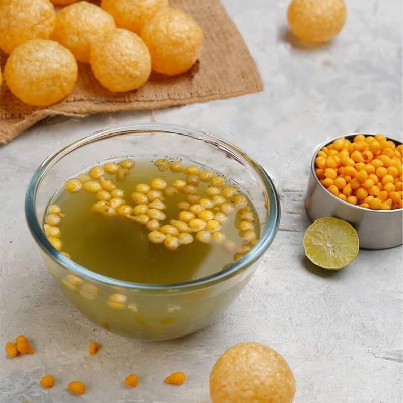 同款Pani Puri 零食印度进口美食空心球 街头小吃油炸土豆脆脆球