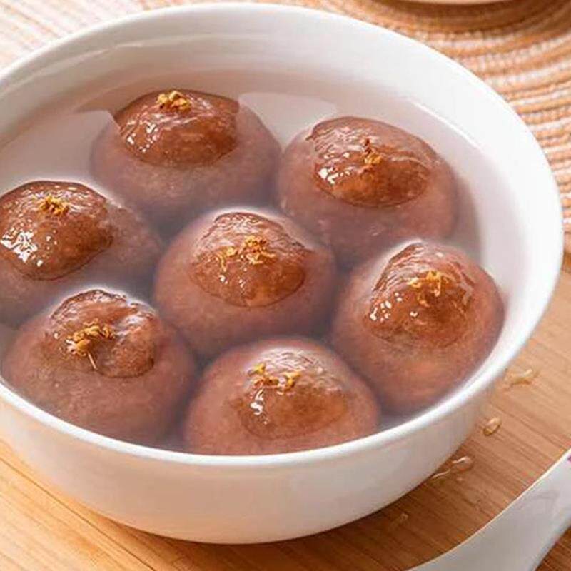 500g晓成藕粉圆子芝麻馅荠