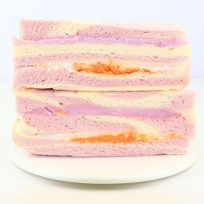 图牛芋泥肉松三明治面包夹心吐司切片早餐糕点点心休闲零食蛋糕