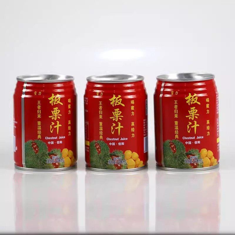 河南信阳大别山特产蜜力板栗汁饮料果蔬汁果味浓缩果汁20罐礼盒装