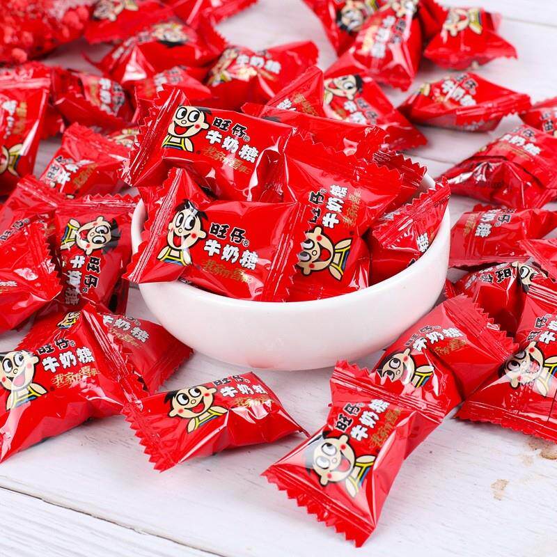 极速旺仔牛奶糖散装喜糖婚糖满月宴网红爆款旺旺软糖儿童节糖果小