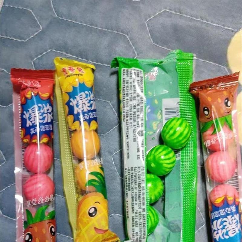 空心夹心西瓜泡泡糖约185