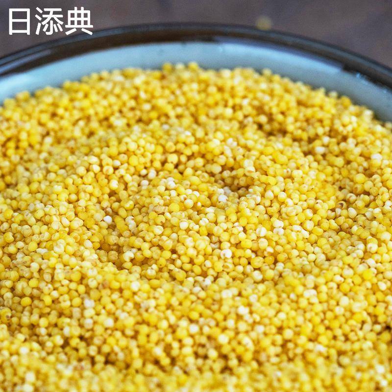 广西农家小米新米小黄米2斤吃小米粥黄小米粮食月子米杂粮非东北
