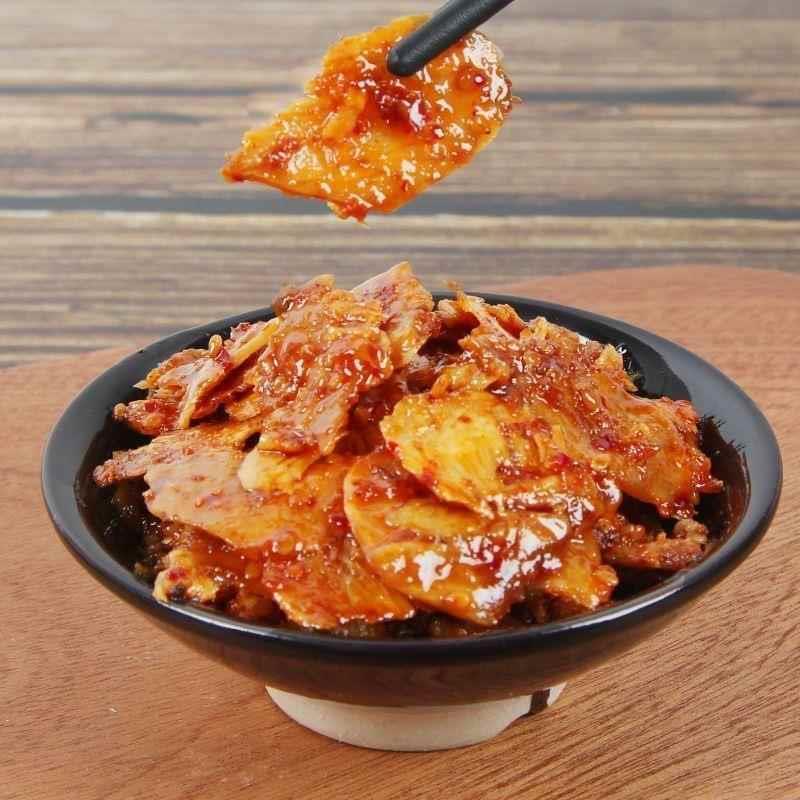 红妹牛板筋25g40g麻辣味素食有嚼劲网红板筋解馋小零食休闲食品