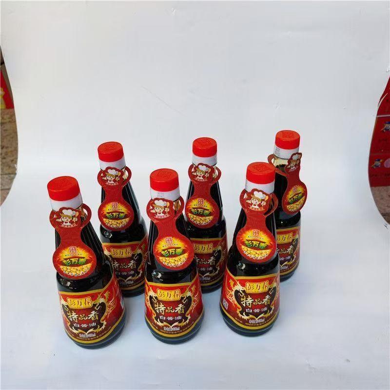 彭万春特品香白酱油揭阳酱油调味酱油 蘸酱家庭装玻璃瓶400毫升