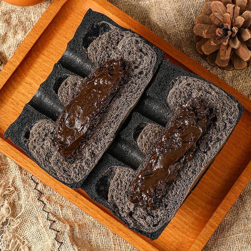 可可粉8%炭黑可可面包煤球蛋糕新鲜美味爱上新鲜美味蛋糕