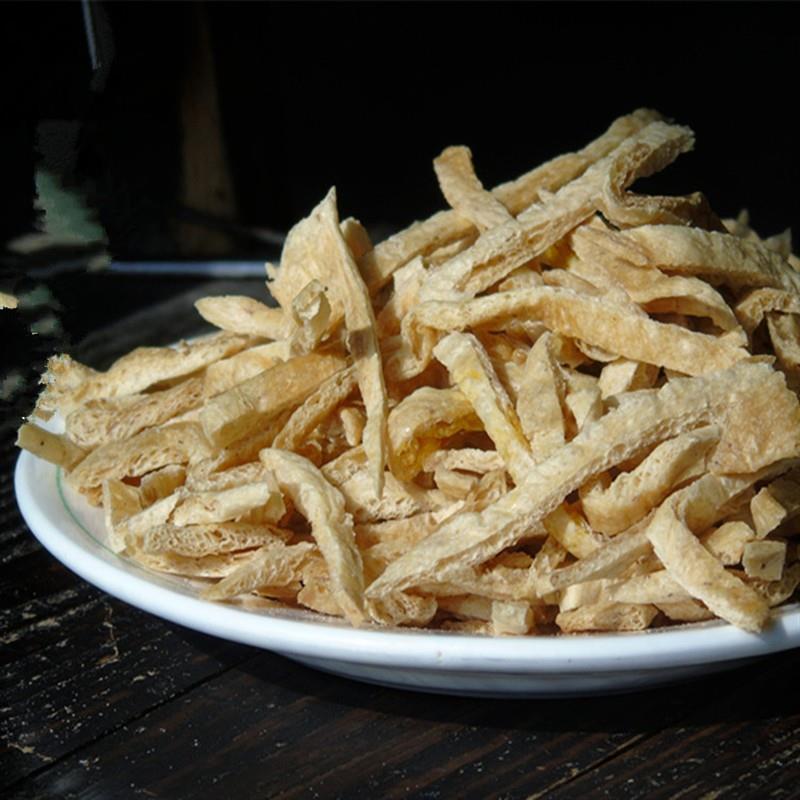 月亮膜素鸡丝500g素肉豆筋素牛排丝豆皮丝月亮馍蛋白肉豆制品干货