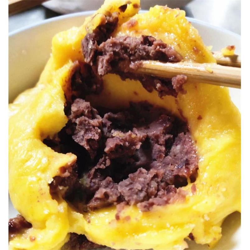 东北粘豆包赤峰特产林西黄米面粘豆包纯手工农村大个豆包包邮
