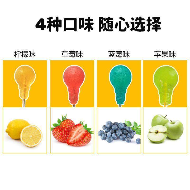 愚人节大灯泡棒棒糖手工灯