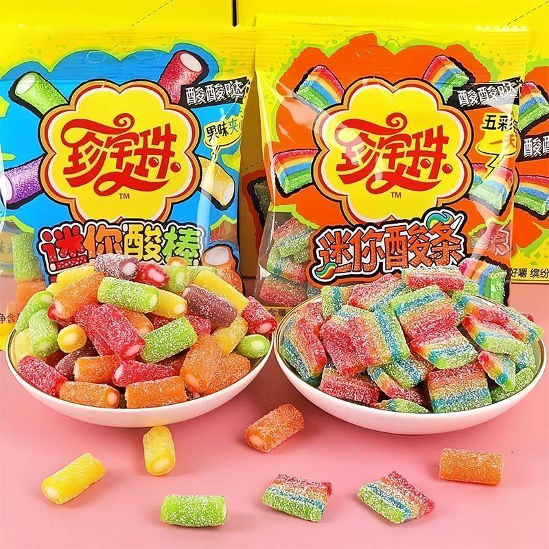 阿尔卑斯Chupa Chups酸棒32克袋酸棒软糖酸糖水果糖儿童彩虹糖果