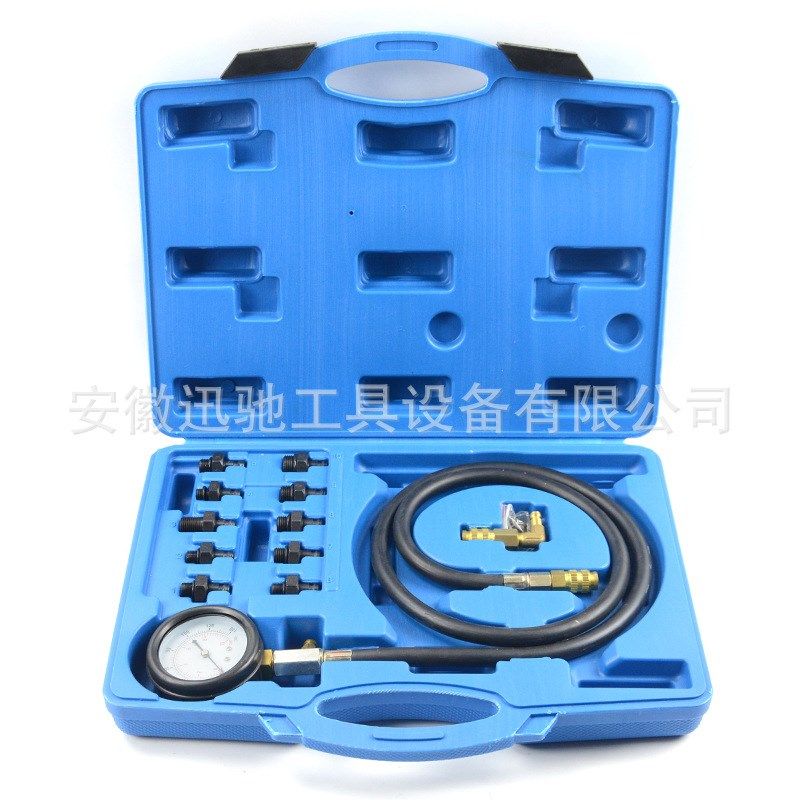 机油压力表TU-12 机修组合油压表发动机汽车压力表气缸汽修汽保套