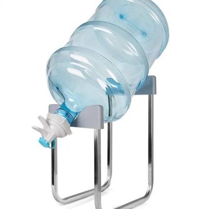 道群不锈钢水桶支架手压式吸抽饮水嘴器矿泉纯净大水桶装水倒置支