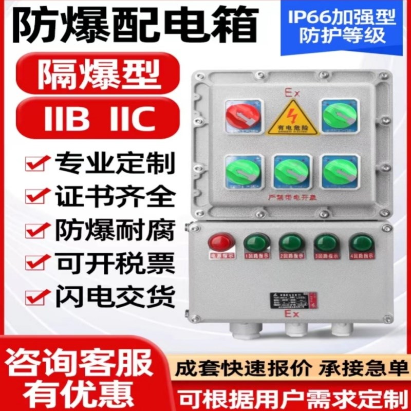 防爆配电箱防爆照明动力配t电柜不锈钢防爆接线箱监控箱仪表控制