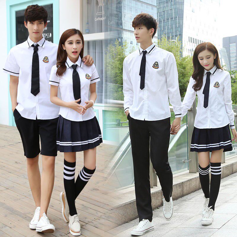 新款英伦学院风日韩版长袖校服JK制服初高中学生男女款Y春秋装套